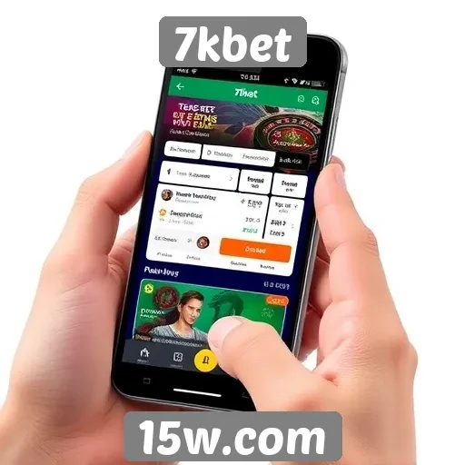 Experiência do usuário em dispositivos móveis no 7kbet